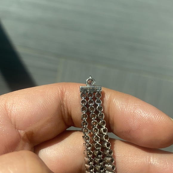 18k White Gold Diamond 4.17 ct Adjustable Slider Sliding Knot Tennis Bra… - Picture 5 of 10